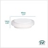 EVI | Adhesive Doorstop | 1,77x0,55 Inch | Natural Silicone