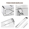 GRPDMDM 18" Metal ToolBox,Stainless Steel Tool Box,Heavy Duty Portable Tool