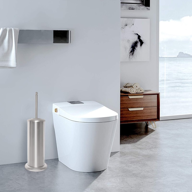 DOWRY Anti-Hand Off Toilet Plunger with Holder for Bathroom,Powerful Efficient