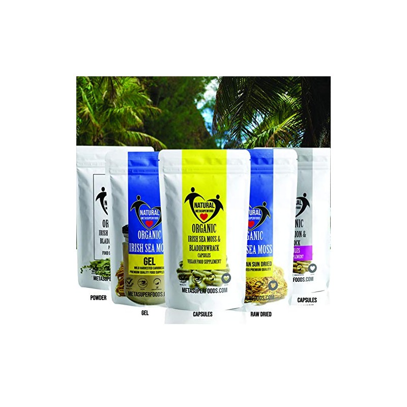 Sea Moss and Bladderwrack Powder 100g High Potency | Vegan