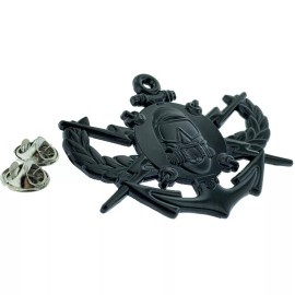 Hazardous Devices Technician HDT "Bomb Squad" Diver Uniform Pin Matt Black