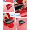 DSWSQ Carbon Fiber Shark Fin Shape Roof Antenna Cover Decor