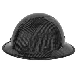 GREEN DEVIL Carbon Fiber Full Brim Hard Hat OSHA & ANSI Rated Hardhat for Men with Brim Guard