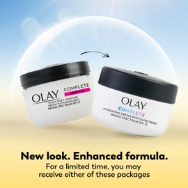Olay Face Moisturizer Complete All Day UV Moisture Cream with Sunscreen SPF 15, Normal Skin, 2 Fl Oz (Pack of 3)