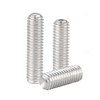 10Pcs #10-24x3/4 Hex Socket Set Grub Screws,Headless Cup Point,Flat Point