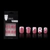 French Tip Nails - 24PCS Press On Nails Pink -