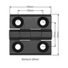 Pack of 4 Metal Hinges 60 x 60 mm Folding