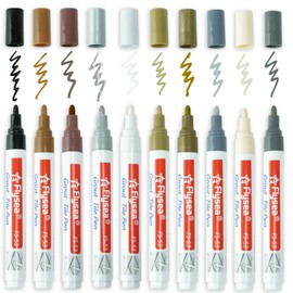 10 Pieces 10 Colors Colorful Tile Grout Pen Tile Gap Repair Color Pen Tile Paint Markers for Tiles Floor Wall Bathroom Kitchen Repair Tools(Multicolor,10 Pieces)