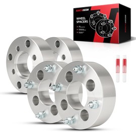 Torchbeam 4x110 to 4x137 Wheel Adapters 2 inch for 1981-1986 ATC250R, 1988-2000 TRX300 FourTrax, 1988-2000 TRX300FW FourTrax 4x4, 1987-1989 TRX350D, 74.1 Hub Bore & M10x1.25 Studs, 4PCS, Silver