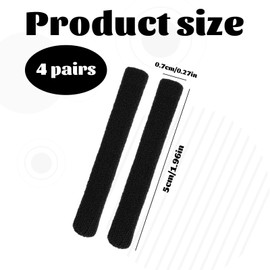 8PCS Anti-Slip Glasses Ear Cushions,Soft Knitted Ear Pads for Glasses,Comfortable Glasses Arm Cushion,Spectacle Arm Sleeves UK for Glasses & Sunglasses,Non-Slip Glasses Ear Grips for Men,Women,Kids