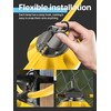 HYPERLITE Construction String Lights: 50FT 5 Bulbs Work Lights with