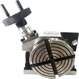 Rotary Table for Milling Machines 4" Inches (100mm) 4 Slots Horizontal and Vertical
