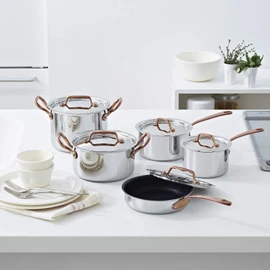 Vitacraft 3951 Induction Compatible Single Handle Pot, 4.7 inches (12 cm), Rose Gold