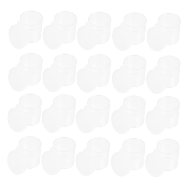 TEHAUX 50pcs Tiny Storage Box for Nail Art Pigment Container