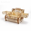 3D Wooden Mechanical Jewellery Box Puzzle - Antique Treasure Box