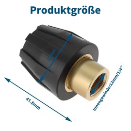 Wjelet Pressure Washer Gun Nozzle 1/4 Inch Quick Connection Accessories 25035 High Pressure Nozzle + Nozzle Protector Compatible with Kärcher HD Pressure Washer