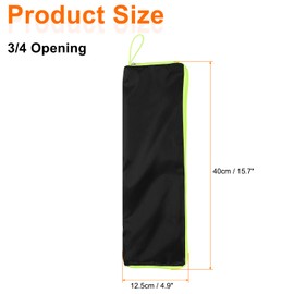 QUARKZMAN 2 Stücke Nassschirm Tasche 15,7" Oxford Tuch Schirmhülle mit Mikrofaser Innen Wasserdicht Tragbare Kompakte Etuis für Faltbare Reiseschirme, Grün