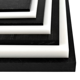 BuyPlastic Black Delrin/Acetal Copolymer Plastic Sheet 3/8" Thick, Size 6" x 12" ; Actual Dimensions - 5.75 in x 11.75 in