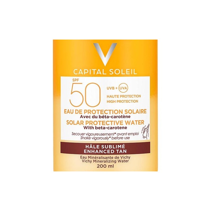 Vichy Capital Soleil Protective Water Bronzing SPF50 200ml