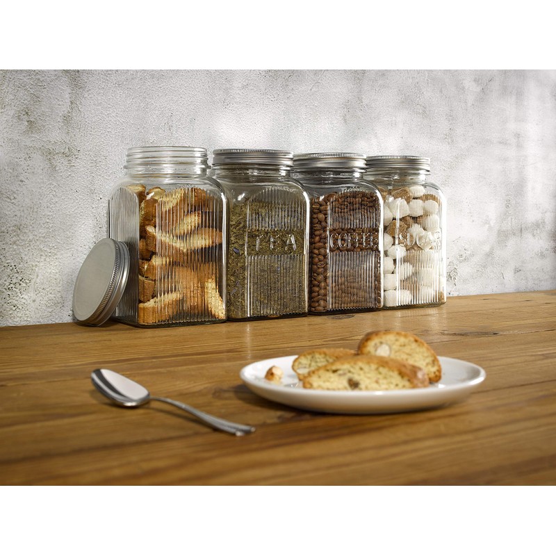 Tala Glass Sugar Storage Canister, 1250 ml