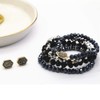 KAMRESH Beaded Bracelets for Women Stackable Handcut Natural Resin 4
