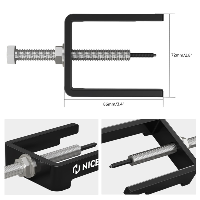 NICECNC Black Clutch Roller Extractor Removal Tool Compatible with Can