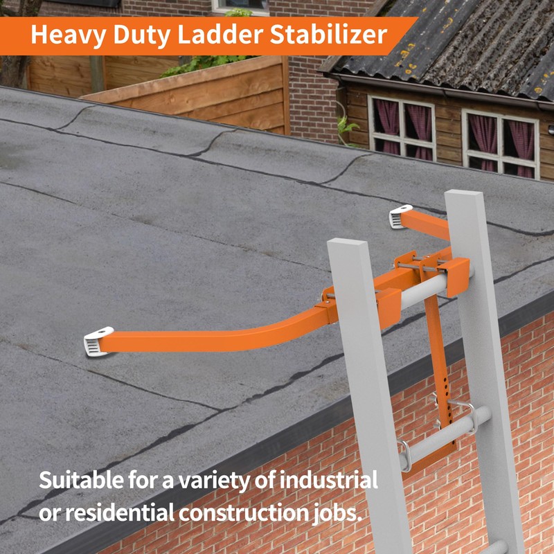 Ladder Stabilizer,Extended Ladder Stabilizer Accessory for Roof Gutter＆Wall,Ladder Stand-Off 450
