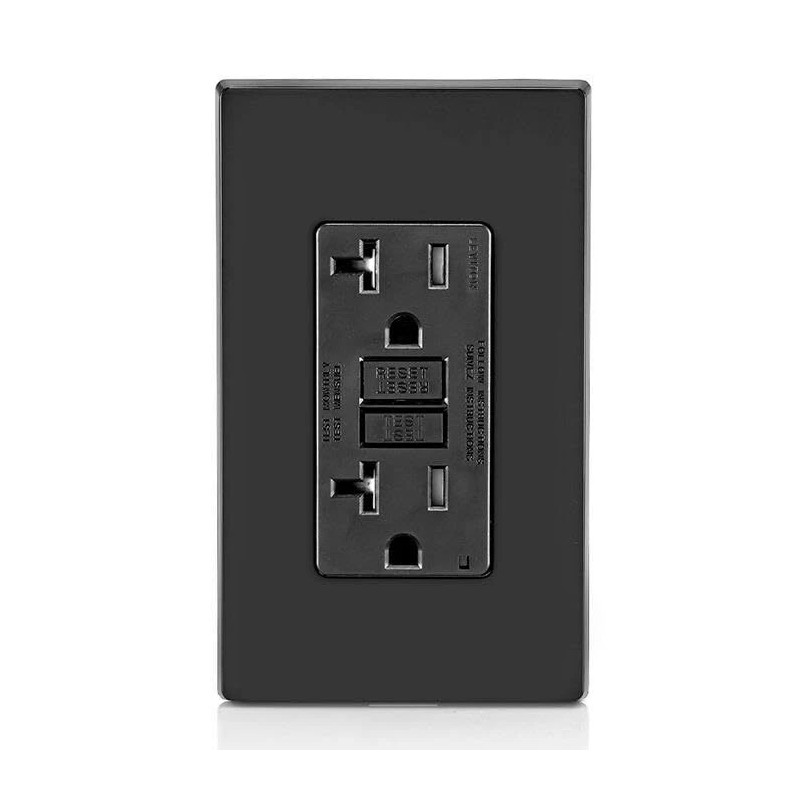 Leviton Weather Resistant 20 Amp Outdoor GFCI Electrical Outlet with