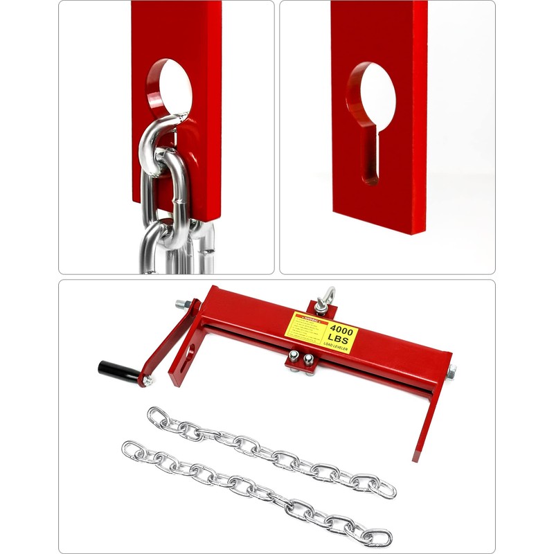 QWORK Engine Load Leveler, 4000lbs Laod Capacity, Heavy Duty Steel