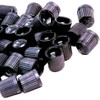 C-HORSE 1000 Pcs Universal Black Plastic Car Motor Tire Valve