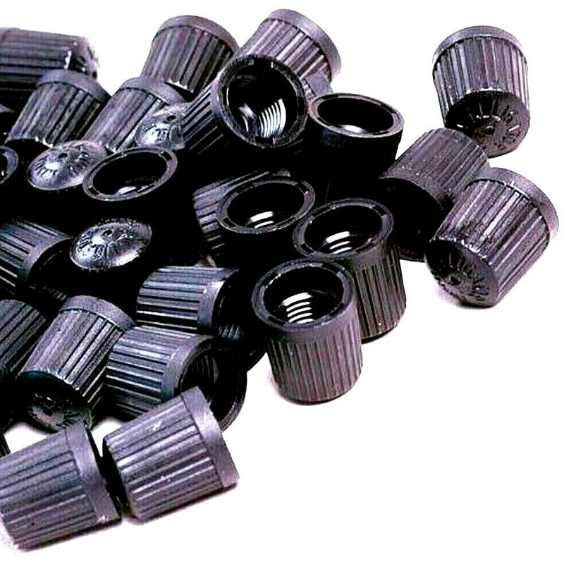 C-HORSE 1000 Pcs Universal Black Plastic Car Motor Tire Valve