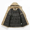 TUAOVA Men's Winter Coats Thicken Parkas Waterproof Windproof Detachable Hood