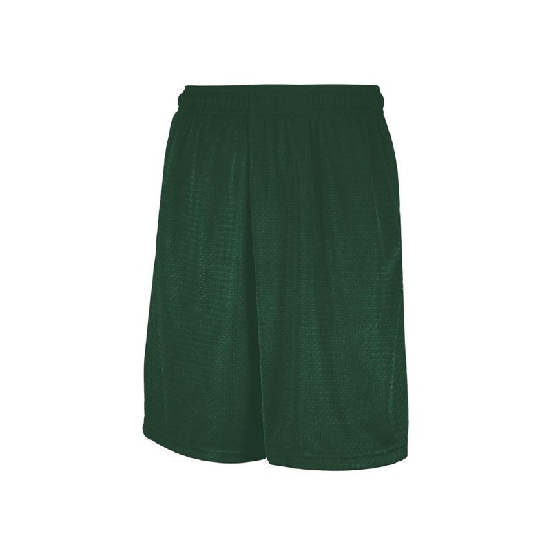 Russell Athletic Men's Mesh Pocket Shorts, Dark Green, XL