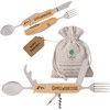 Gipfelgaudi All-in-One Camping Cutlery: Ideal for Hiking, Picnics & More,