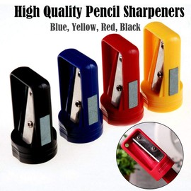 BE-TOOL Pencil Sharpener for Carpenter, Woodworking, Pencil Cutter, Razor, Narrow Sharpening Tool, Woodworking, Hand Tools (4 Pieces, Blue)
