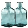 Coastal Style Small Decor Nordic Minimalist Glass Vase,Retro Green Set