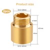 Brass Tap Extension 1/2 Inch x 20 mm, DN15 Thread