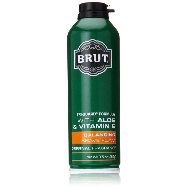Brut Tri Guard Formula Balancing Shaving Lotion with Aloe and Vitamin E, Original Fragrance, 9.5 Ounce