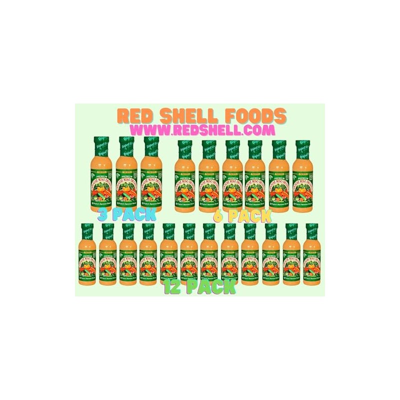 Red Shell Miso Dressing 12 Fl. oz. (Pack of 3)
