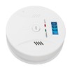 Monoxide Detector Easy Mounting Test Hush Button Dual Sensors Battery