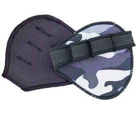 PEIONO Almohadillas de Agarre para Levantamiento, Guantes para Gimnasio Antideslizante y Resistente al Desgaste, Neopreno Espesado, Adecuado para Entrenamiento en Gimnasio y con Barra（Camuflaje）