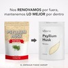 VIZANA NUTRITION Psyllium Husk Natural, 600g Sin Azucar, Cáscara de