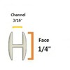 1/4" Round H Lead Came (6ft) - Stained Glass Lead
