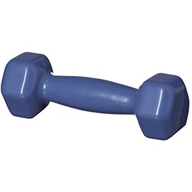 Best Sporting Vinyl Dumbbell 0.5 1.0 or 1.5 kg, Charcoal or Blue (0.5 kg, Blue)