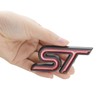 2pcs ST Grille Emblems, Metal Decal Badge + Back Sticker