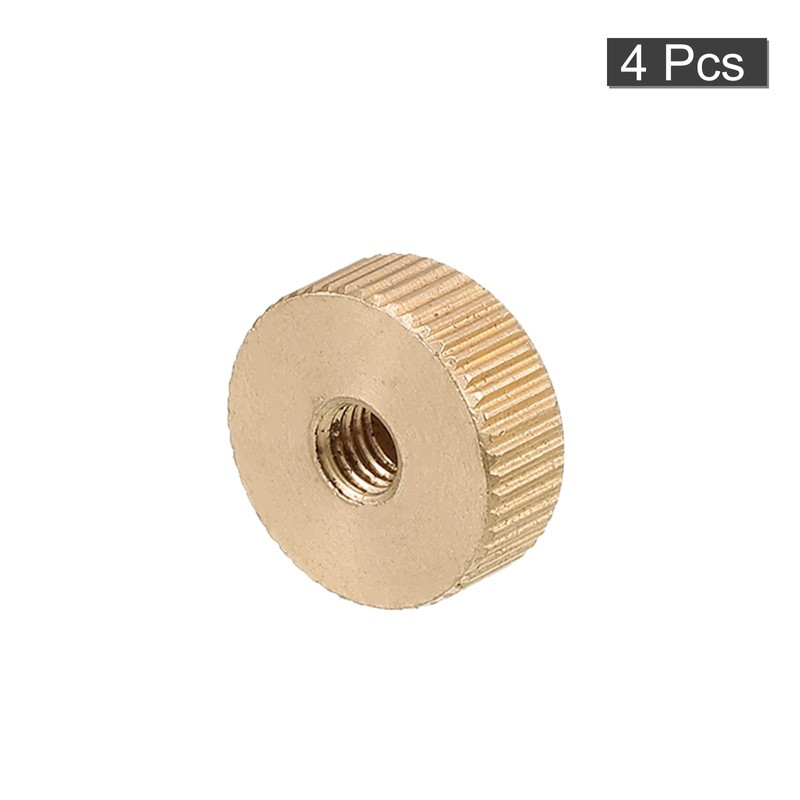 QUARKZMAN Knurled Nuts 4 Pieces M5 x D16 mm x