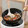 Frying Pan Even Heating Smooth Coating Multifunctional Iron Pot with