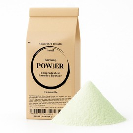 Chamomile Laundry Detergent Booster – Hand-Ground Bar Soap Powder | Mix with Borax & Washing Soda for Deep Clean of 54 Loads | Unscented Result | Natural Ingredients