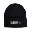 Hat No Fight No Glory in Black I Unisex I