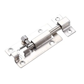 Meiyea 1 Pcs 3-inch Bolt Door Lock,with 8 pcs Screws.Stainless Steel Sliding Door Locks Latch, Gate Bolt Door Security Slide Lock Bolts for Bedroom Bathroom and Toilet All Types of Internal Doors